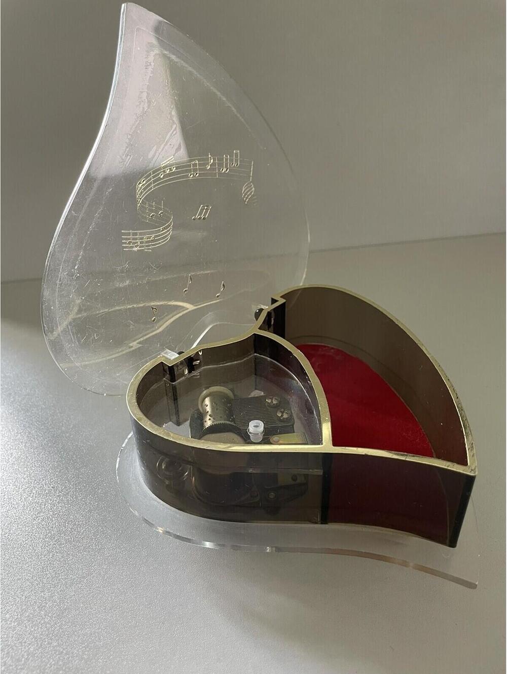 Vintage Stellar Sankyo Japan Grand Piano Wind-up Music Box